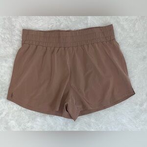Varley Brown Athletic Shorts